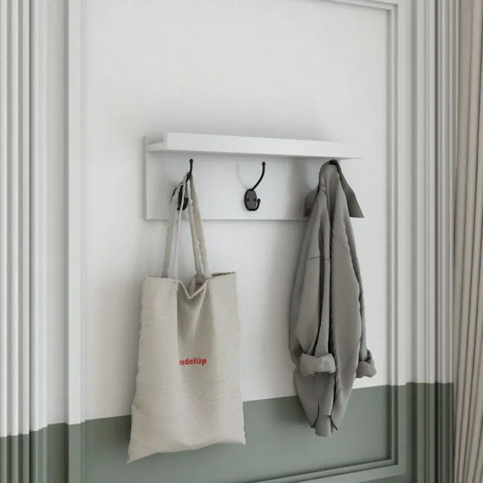 ชั้นแขวน รุ่น Moneta สีขาว