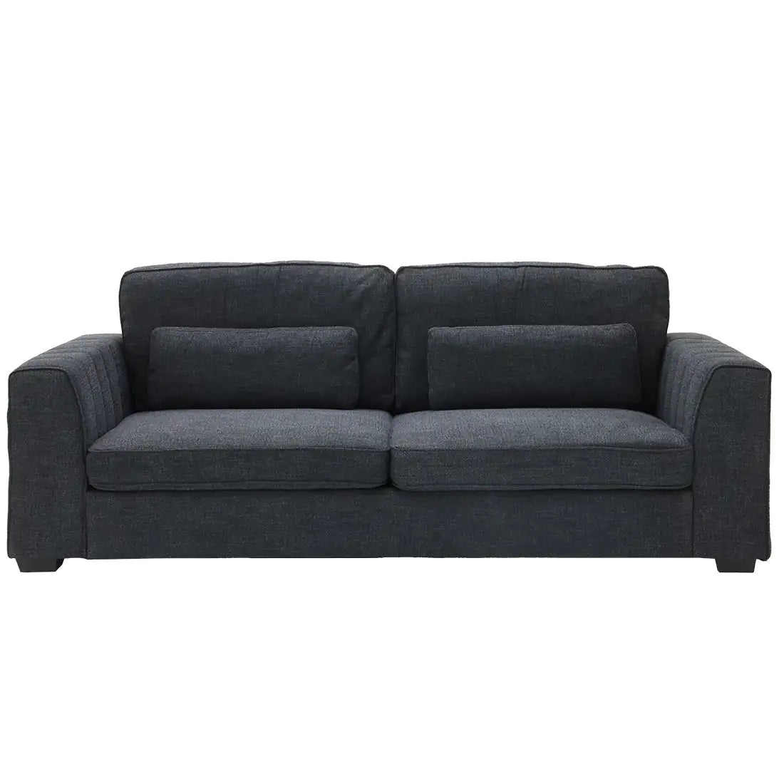 โซฟา 2 ที่นั่ง รุ่น Zanako สีเทาเข้ม