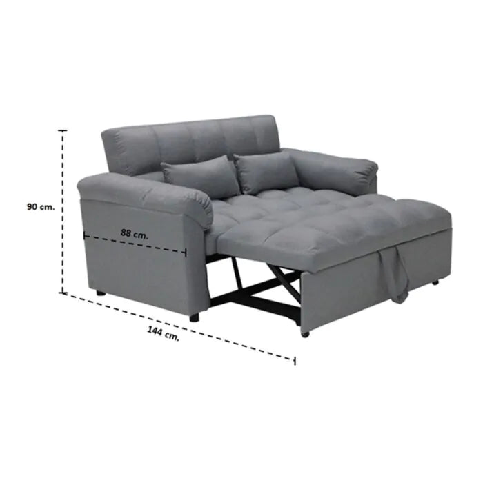 โซฟาเบด รุ่น Flero สีเทา