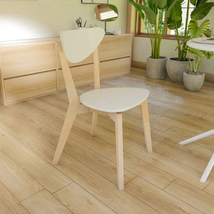 เก้าอี้  รุ่น VERI สีขาว-ลินเบิร์ก