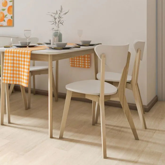 เก้าอี้  รุ่น VERI สีขาว-ลินเบิร์ก